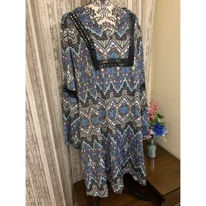Fashion To Figure • Long-sleeve • Tribal Dress